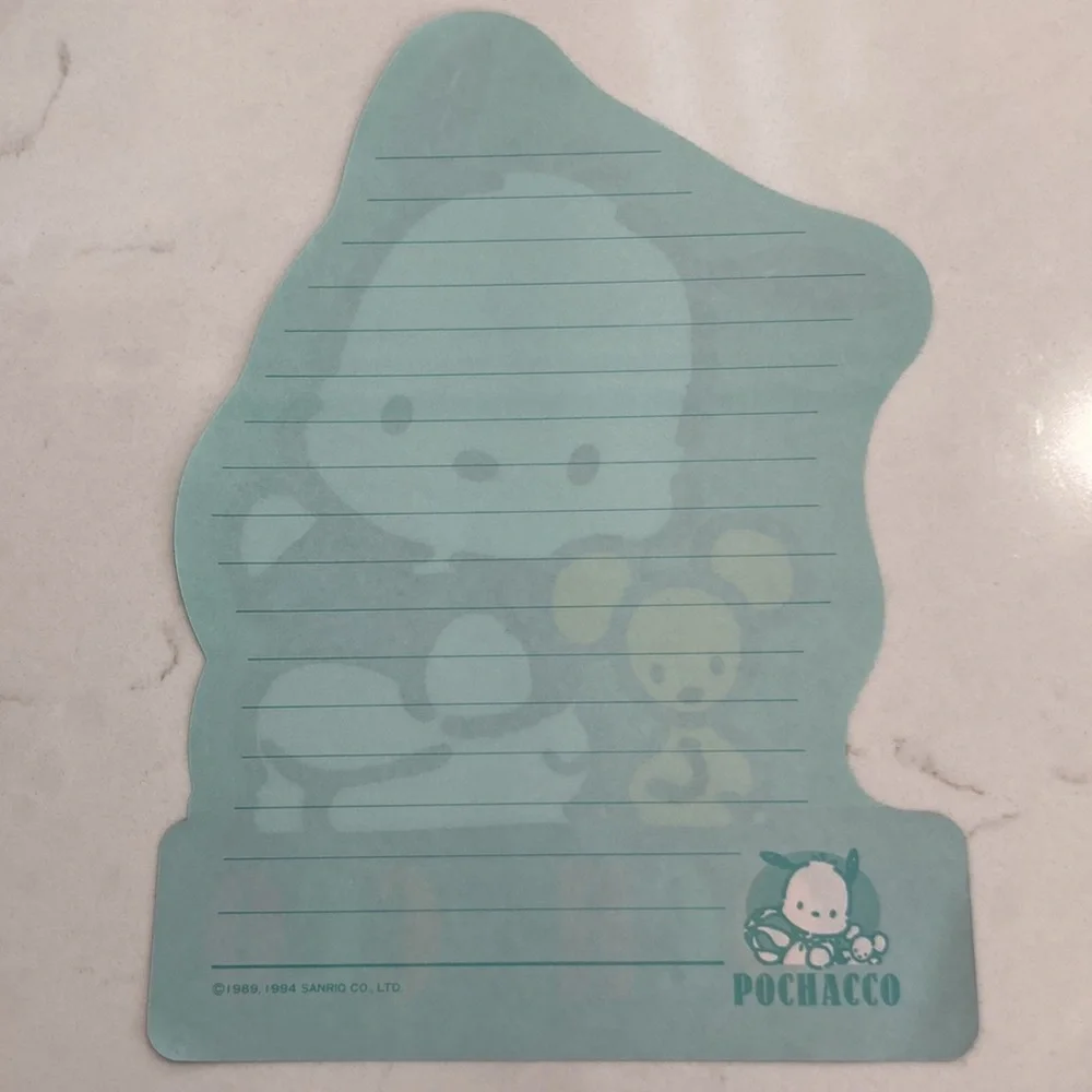 Vintage Sanrio Pochacco Letter Set